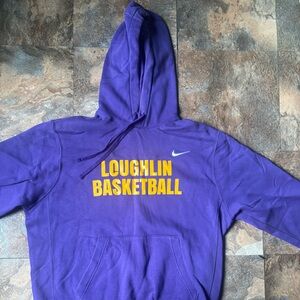 Nike Purple and Yellow Crewneck Sweater